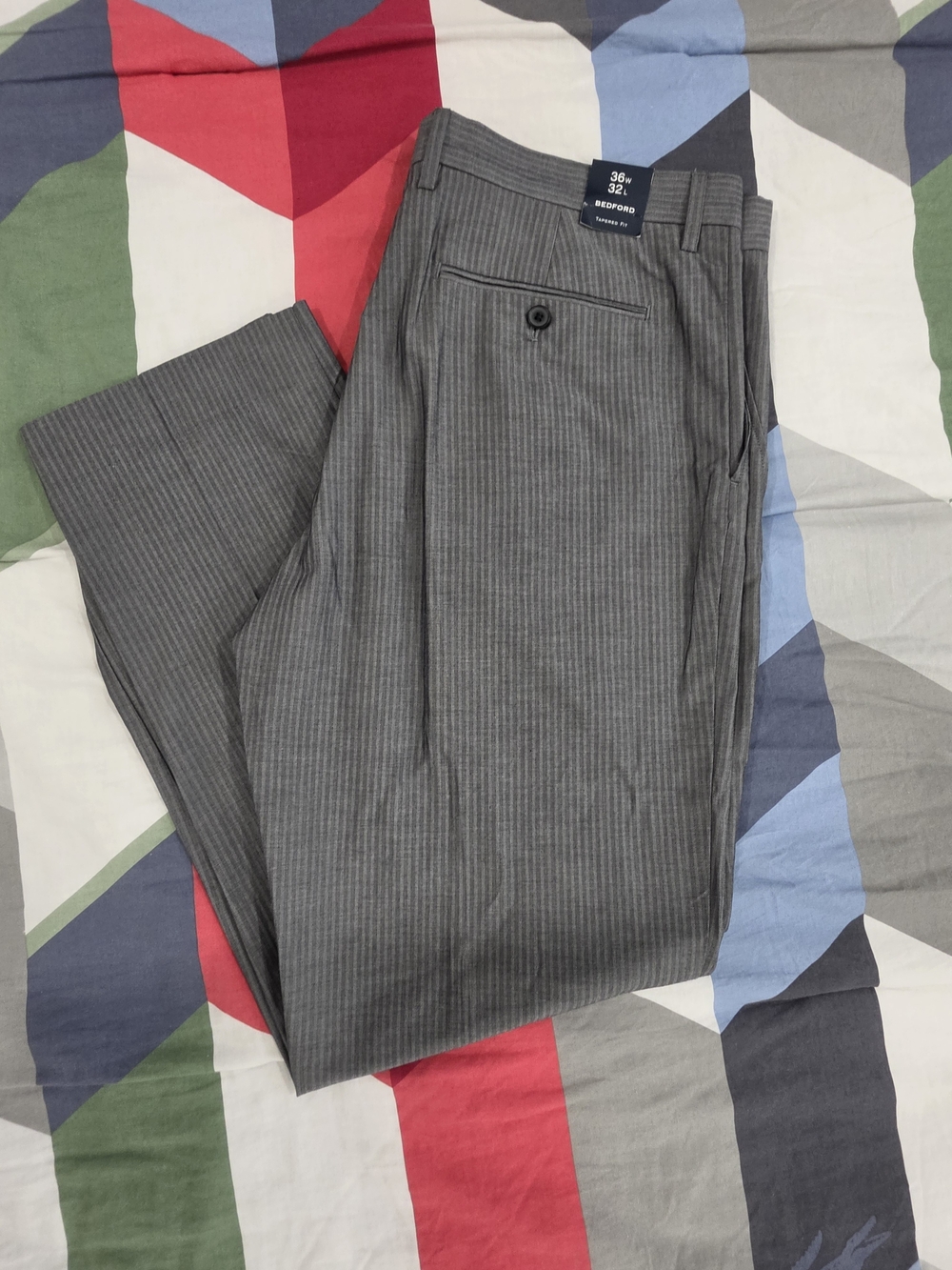 Men’s Dress Pants Lot of 4 – 36x32 & 38x32 J.Crew Perry Ellis Bar III